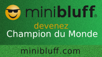 Christopher joue au Minibluff